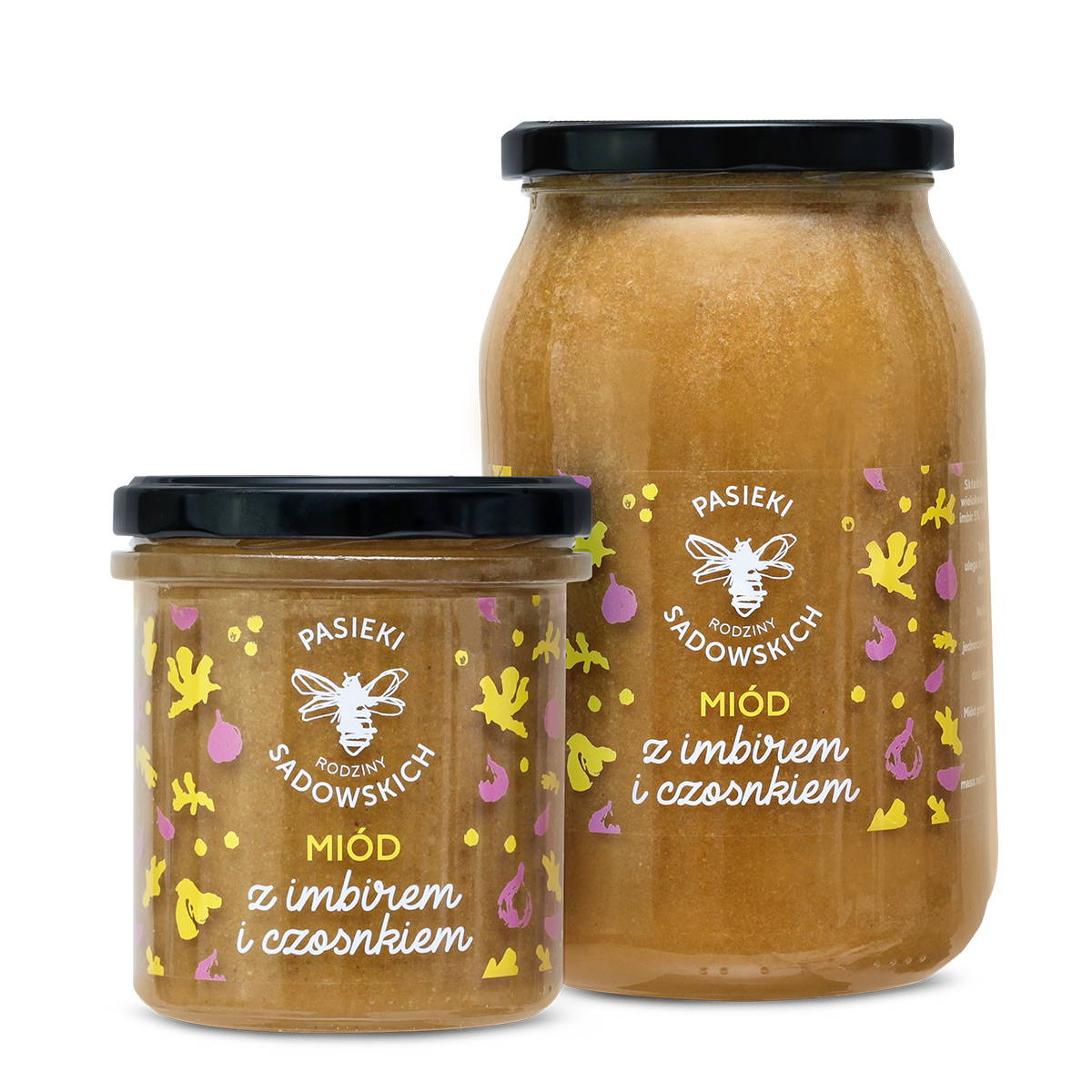 Honig mit Ingwer und Knoblauch